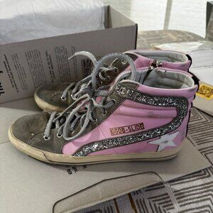 Golden Goose Orchid Slides Size 41